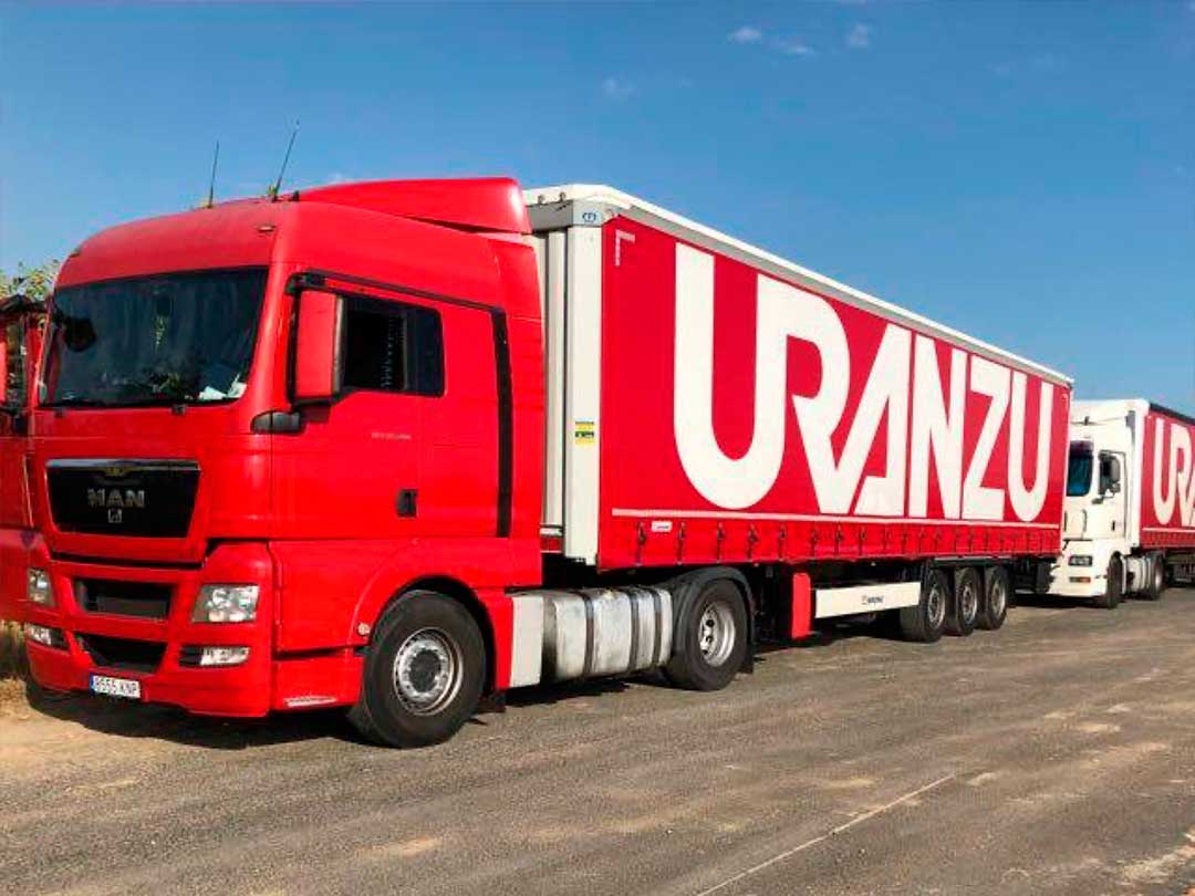 Camión de transporte logístico de Uranzu